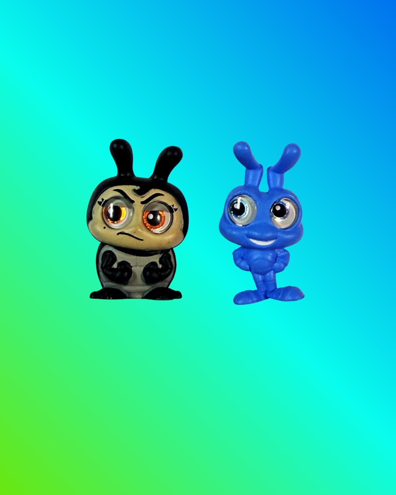 Disney Doorables Series 9 A Bug's Life - Francis (Ultra Rare) & Flik - Lot of 2