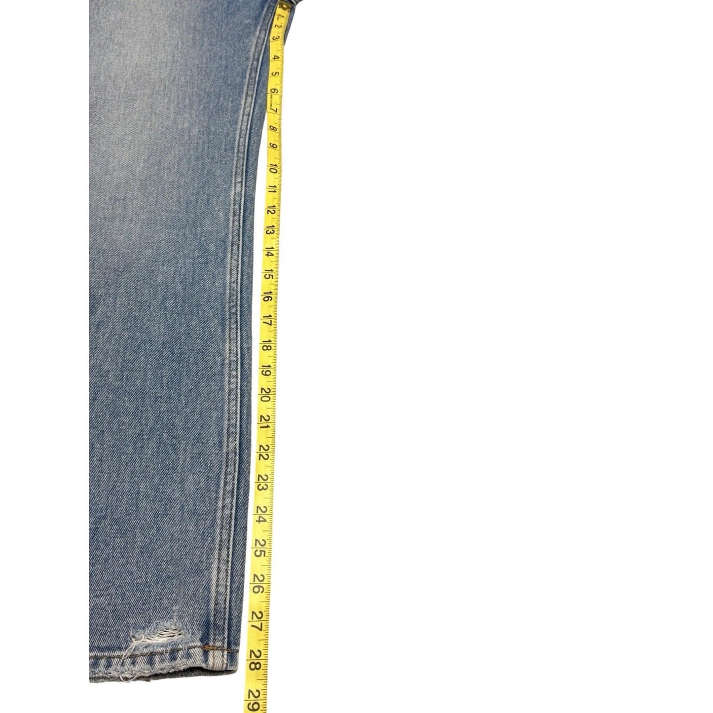 Cleo + Wolf Women’s Ultra High Rise Ankle Jeans Size W28 Light Wash Jeans women