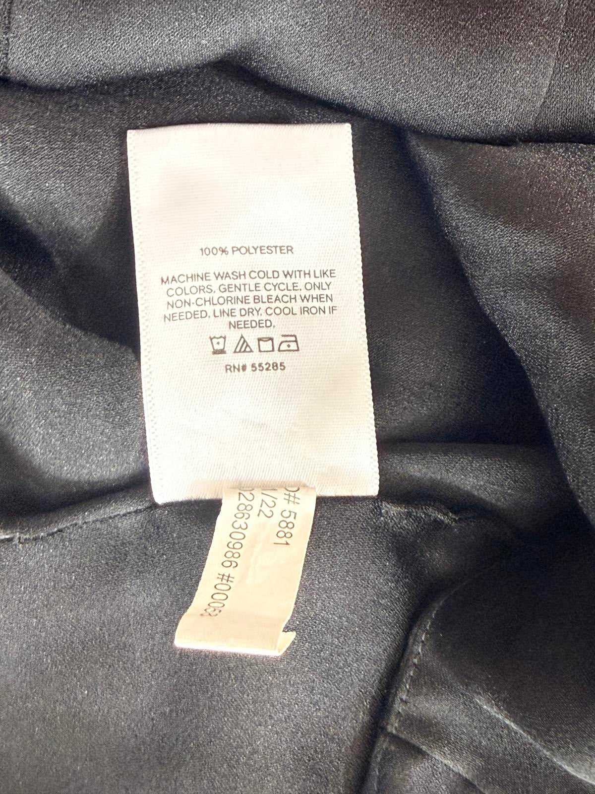 Express Black Square Neck Cropped Tank Top Size L Minimalist Workwear Basic
