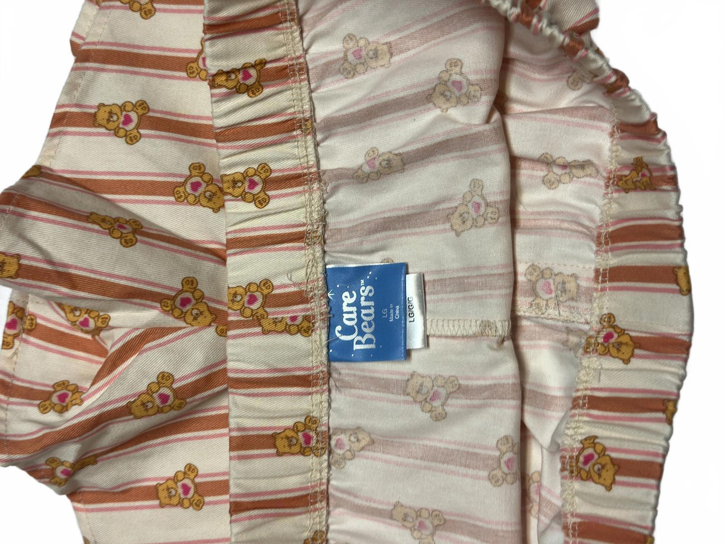 Care Bears Striped Teddy Bear Print Pajama Shorts