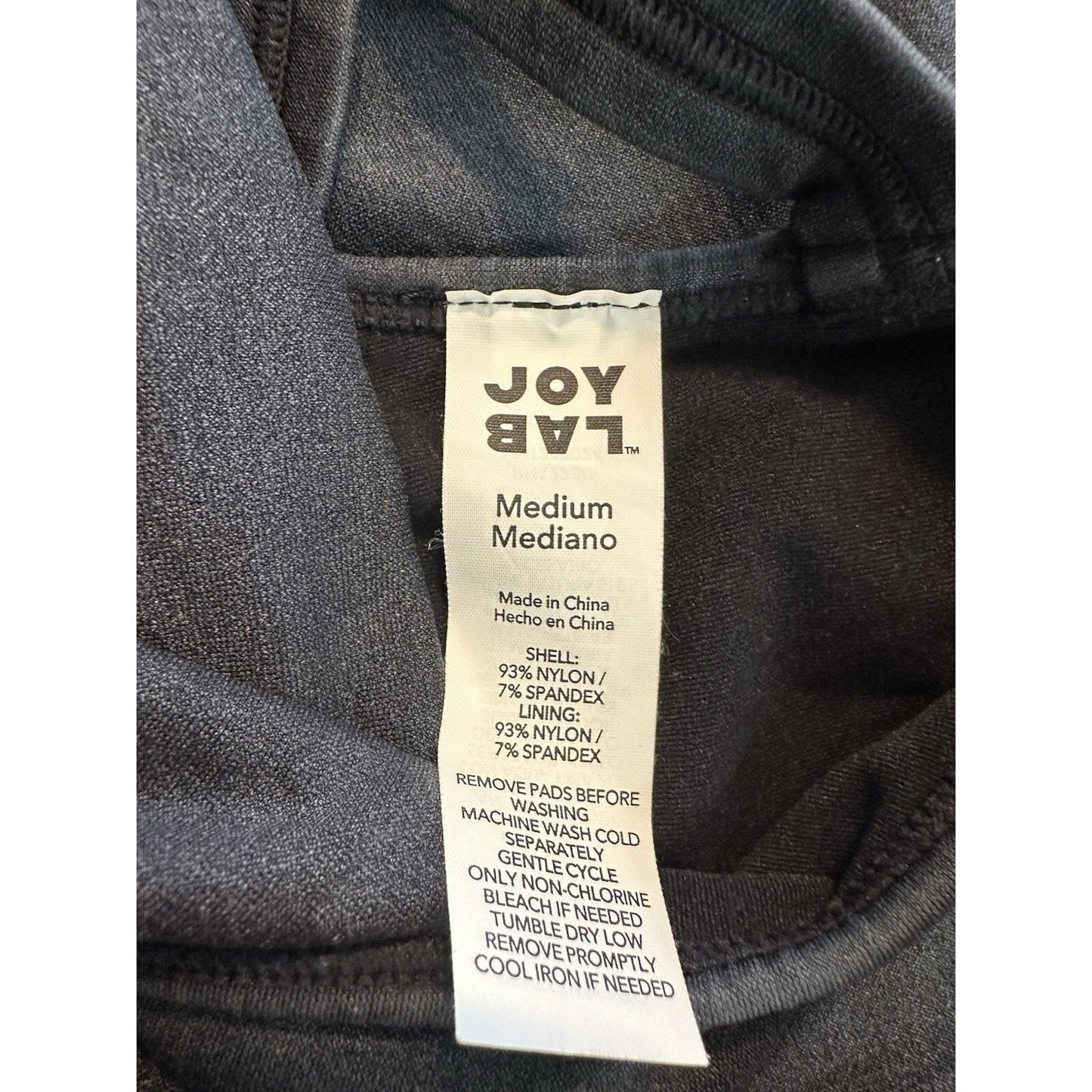 Yoga Bodysuit Gym Play suit by a Joylab Size medium Gray Tank Short Jumpsuit