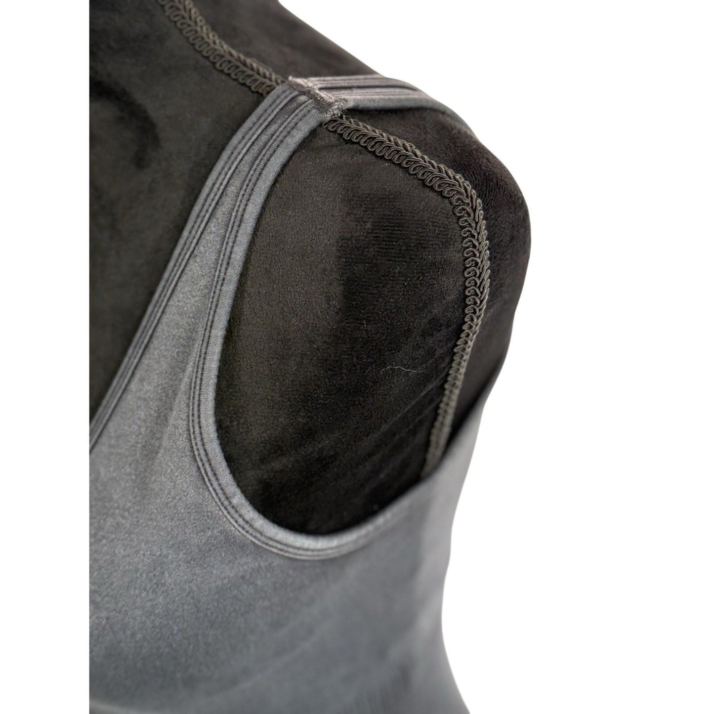 Yoga Bodysuit Gym Play suit by a Joylab Size medium Gray Tank Short Jumpsuit