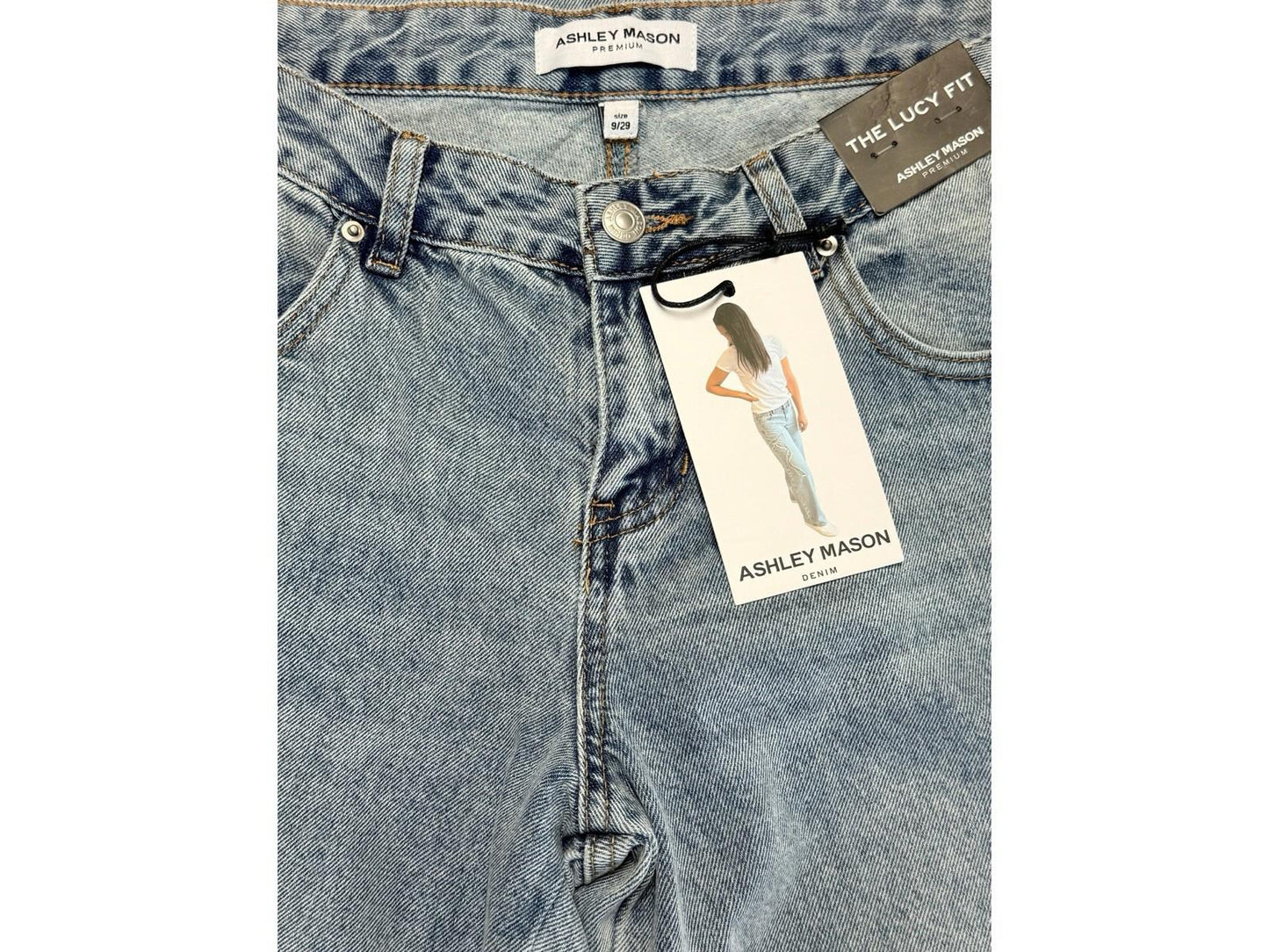 Ashley Mason Lucy Fit Jeans Women 9/29 Straight Leg Denim NWT Womens Jeans Y2K