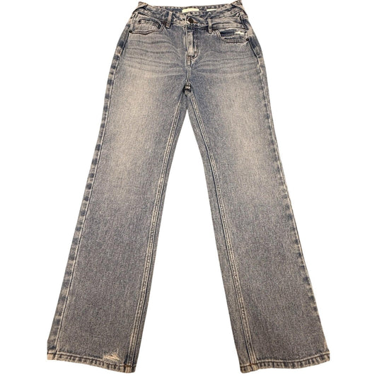 Cleo + Wolf Women’s Ultra High Rise Ankle Jeans Size W28 Light Wash Jeans women