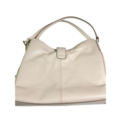 Coach Restored Madison Carlyle Shoulder Bag Cream Leather Gold Hardware ToteHobo
