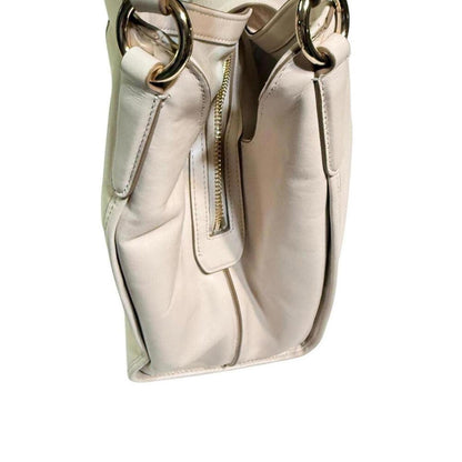Coach Restored Madison Carlyle Shoulder Bag Cream Leather Gold Hardware ToteHobo