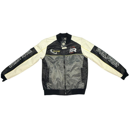 Riot Empire Racing Bomber Jacket Small Worldwide Speed Graphic Moto