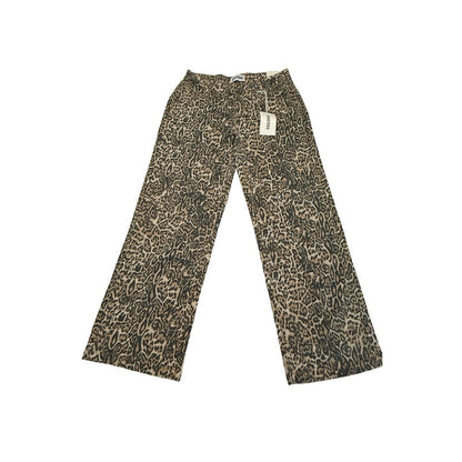 Disclosure Leopard Print Baggy Jeans Women Size 9/29 Wide Leg Y2K NWT Women’s