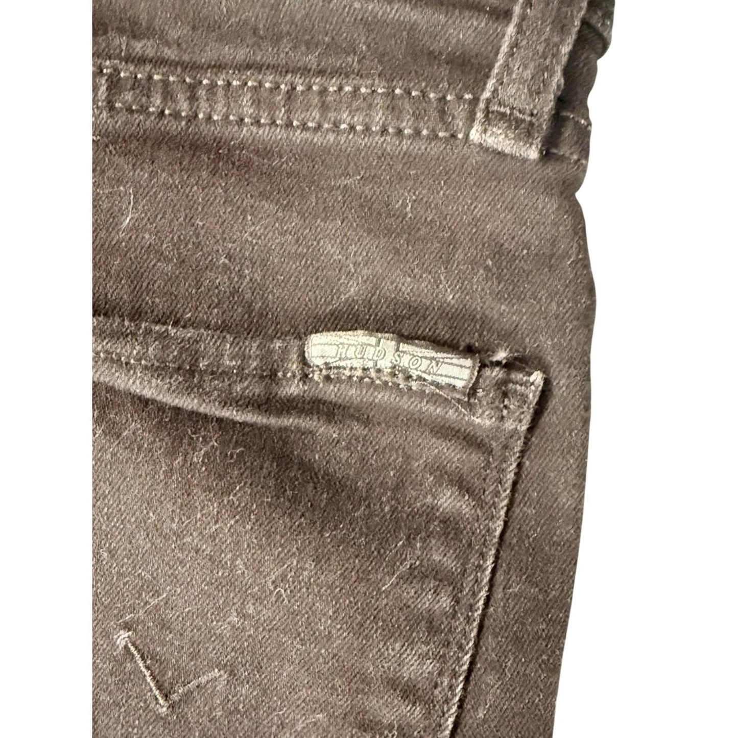 Hudson Women's Blue Jeans Size 25 Mid-Rise Bootcut Stretch Dark Wash Denim Pants