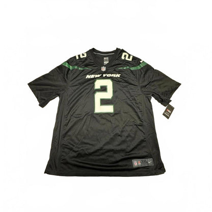 New York Jets NFL Wilson #2 Black Football Jersey 3XL