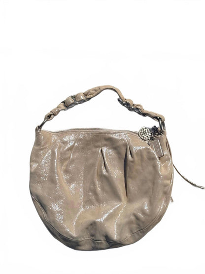 Coach Pebbled Leather Shoulder Bag in Taupe Y2K