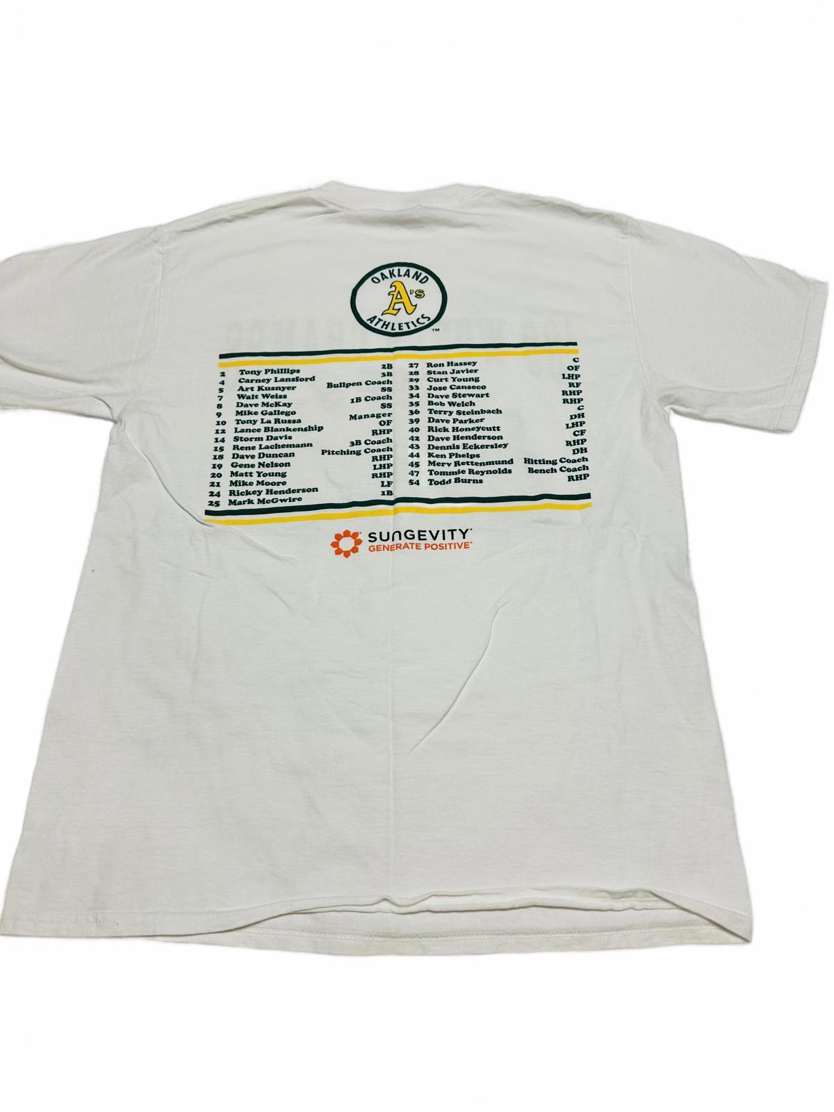 Vintage 1989 Oakland Athletics '89 World Champs T-Shirt