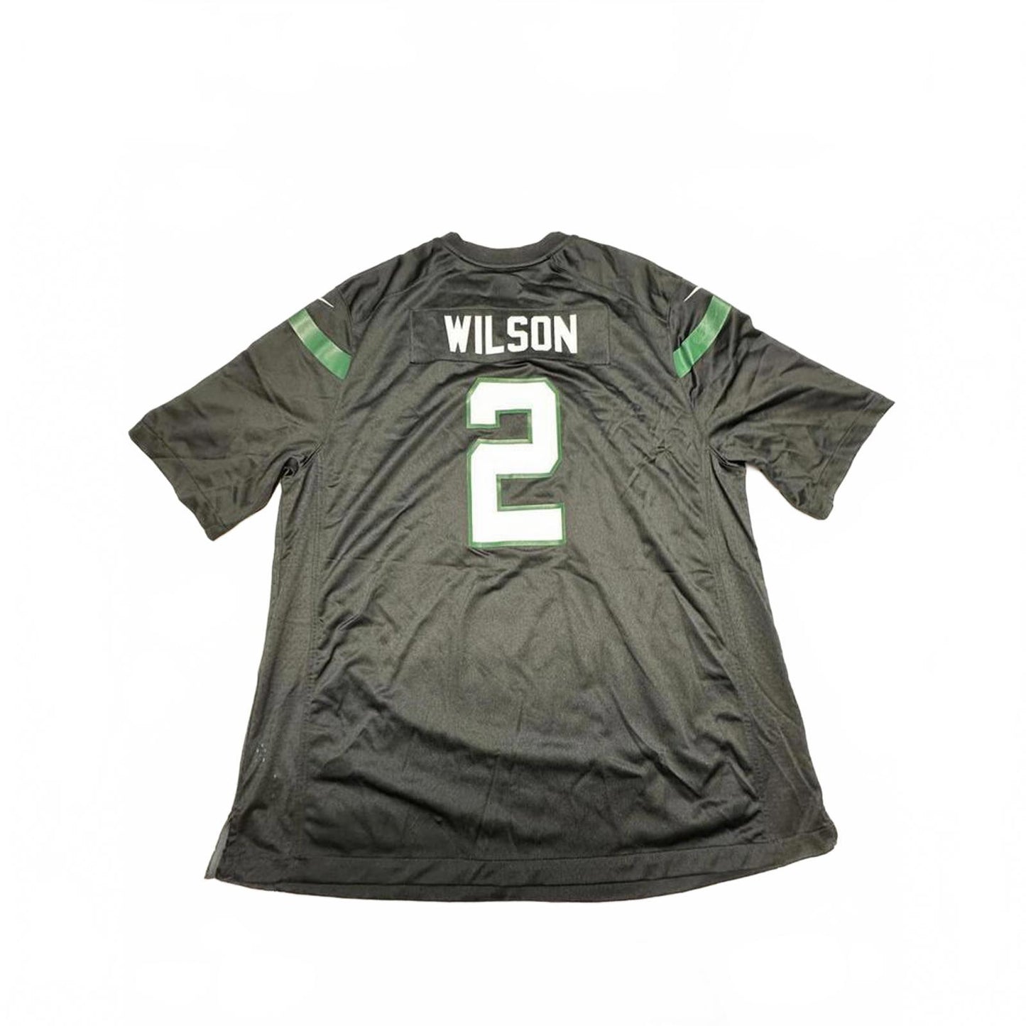 New York Jets NFL Wilson #2 Black Football Jersey 3XL