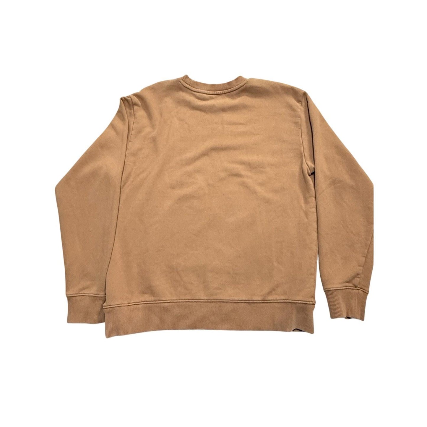 VANS Crewneck Sweatshirt Men’s Medium Tan Brown Classic Logo Skate Pullover M