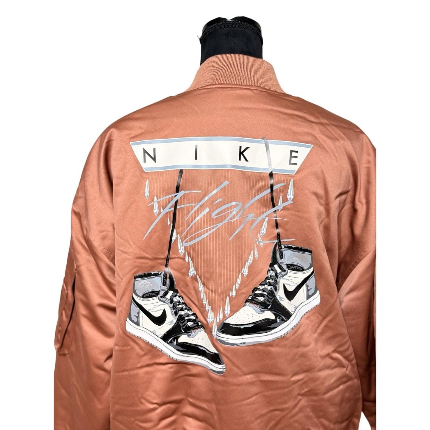 NWT $250 Nike Jordan Flight Renegade Bomber Jacket Women's Small DQ9802-215 NEW