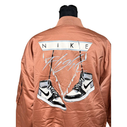 NWT $250 Nike Jordan Flight Renegade Bomber Jacket Women's Small DQ9802-215 NEW