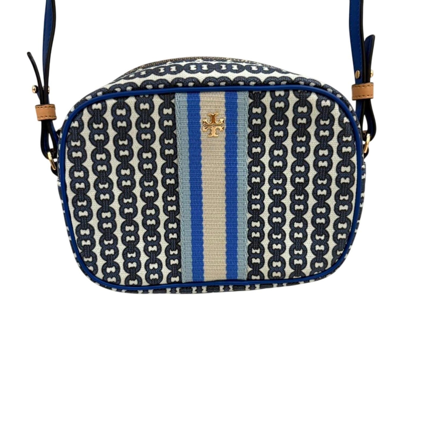 Tory burch blue and white