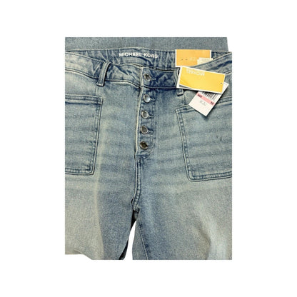 Michael Kors Women’s High Rise Button Fly Straight Leg Jeans Y2K Size 10 NWT