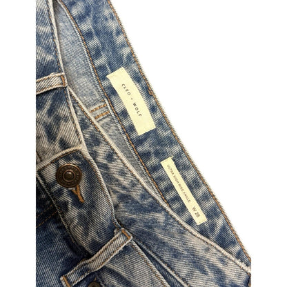 Cleo + Wolf Women’s Ultra High Rise Ankle Jeans Size W28 Light Wash Jeans women