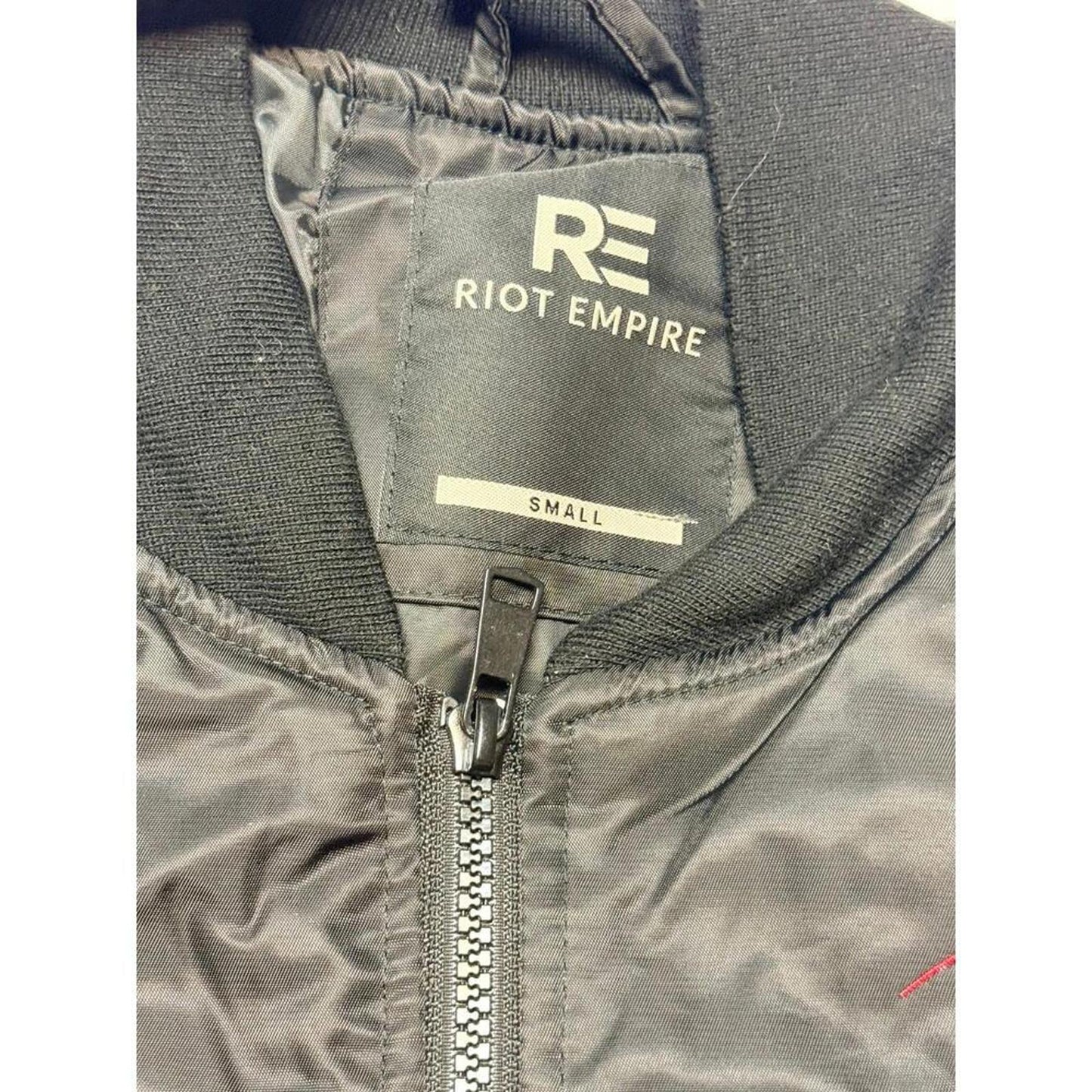 Riot Empire Racing Bomber Jacket Small Worldwide Speed Graphic Moto Streetwear