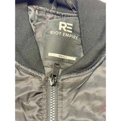 Riot Empire Racing Bomber Jacket Small Worldwide Speed Graphic Moto Streetwear