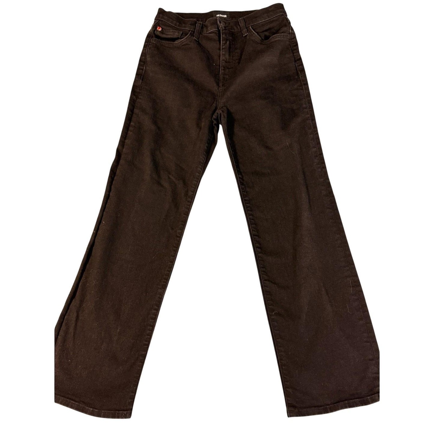 Hudson Women's Blue Jeans Size 25 Mid-Rise Bootcut Stretch Dark Wash Denim Pants