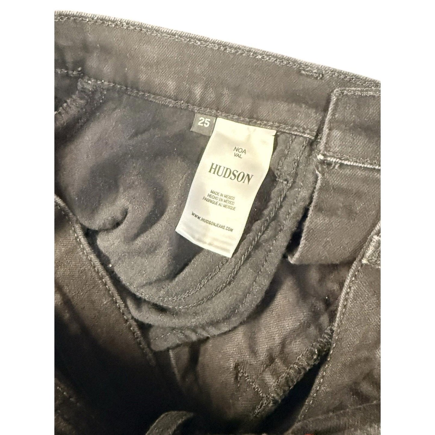 Hudson Women's Blue Jeans Size 25 Mid-Rise Bootcut Stretch Dark Wash Denim Pants