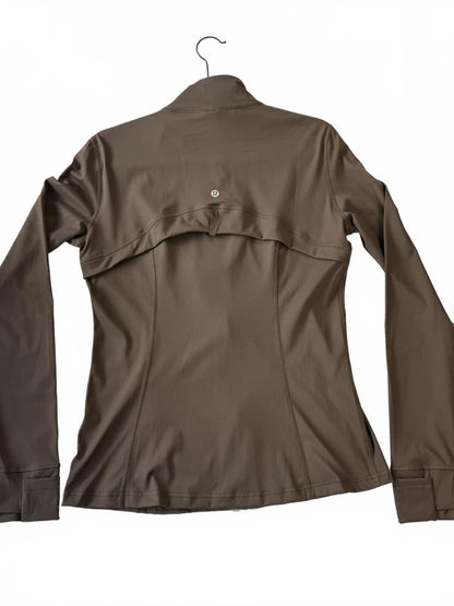 Lululemon Brown Matching Activewear Set Zip Jacket and High-Waist Leggings Size
