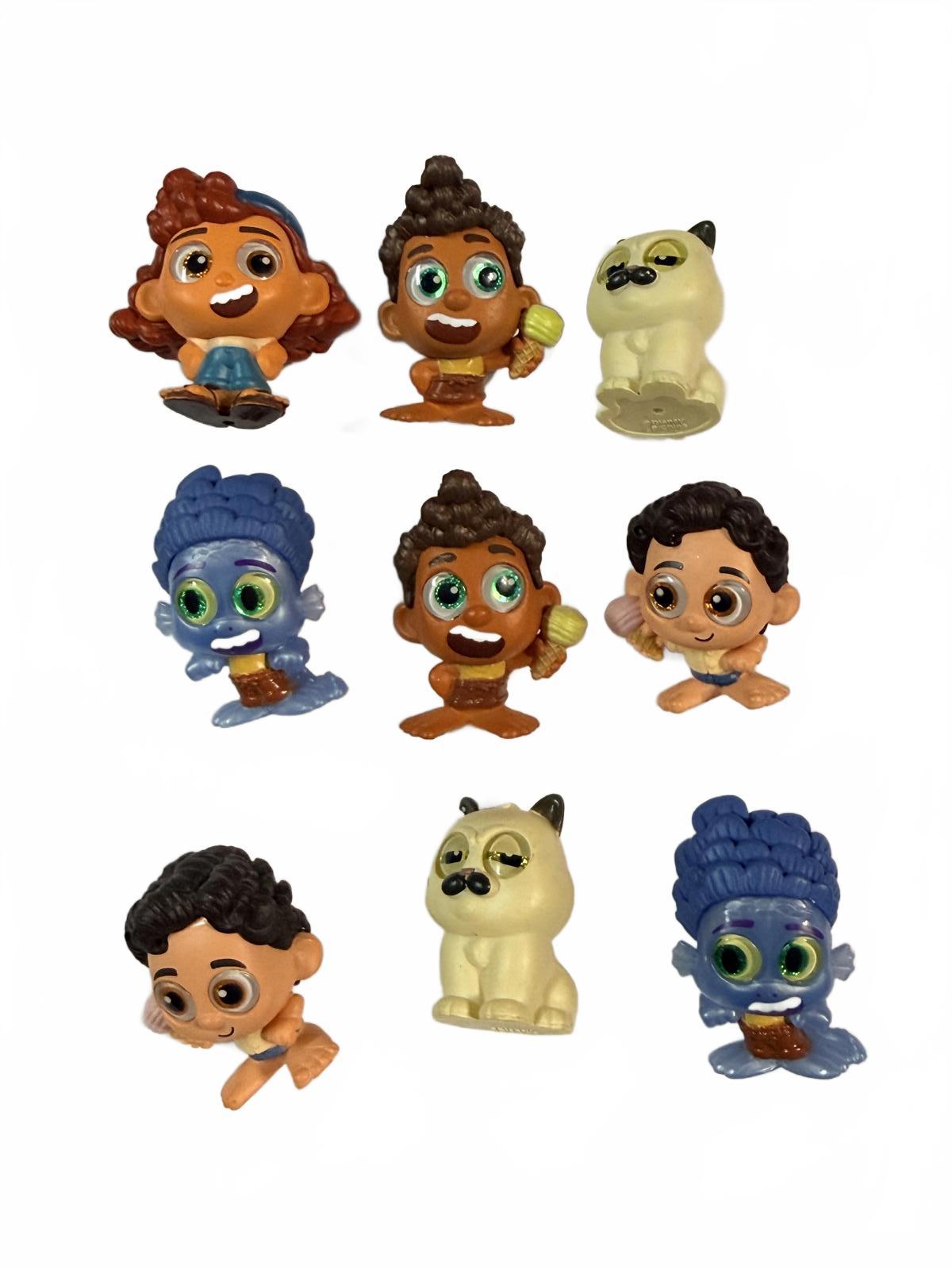 Disney Doorables Luca Series 9 Lot of 9 - Alberto, Giulia, Machiavelli Cat
