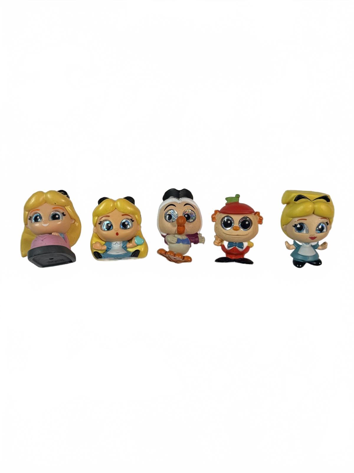 Disney Doorables Alice In Wonderland Lot of 5  Series 6 8 12 - Rare Dodo Tweedle