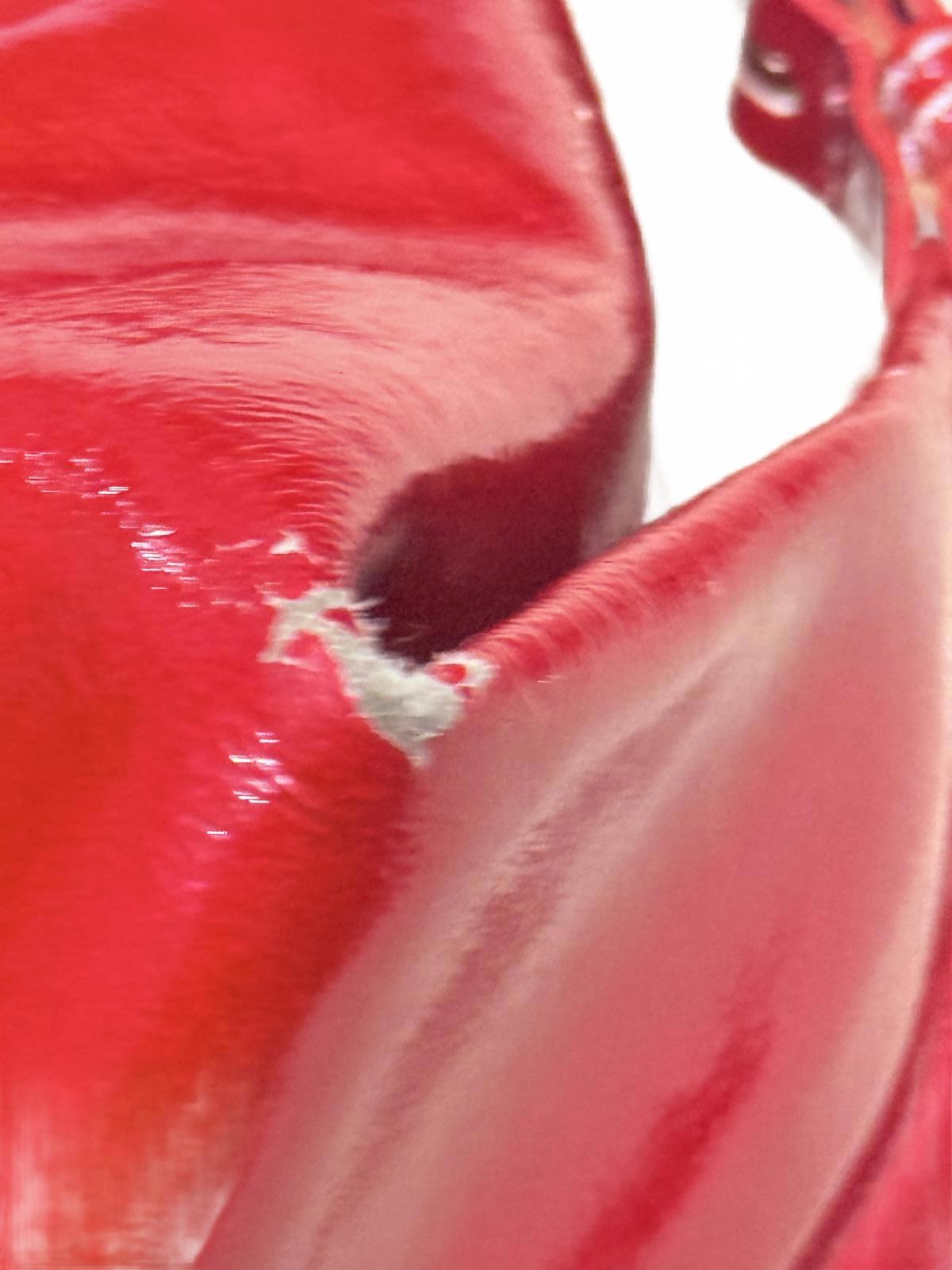 Dooney & Bourke Red Patent Leather Shoulder Bag