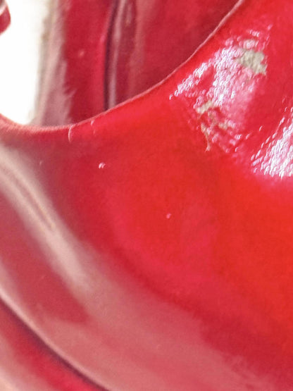 Dooney & Bourke Red Patent Leather Shoulder Bag