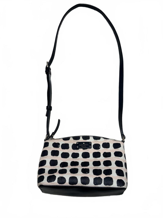 Kate Spade Black and White Polka Dot Crossbody Bag