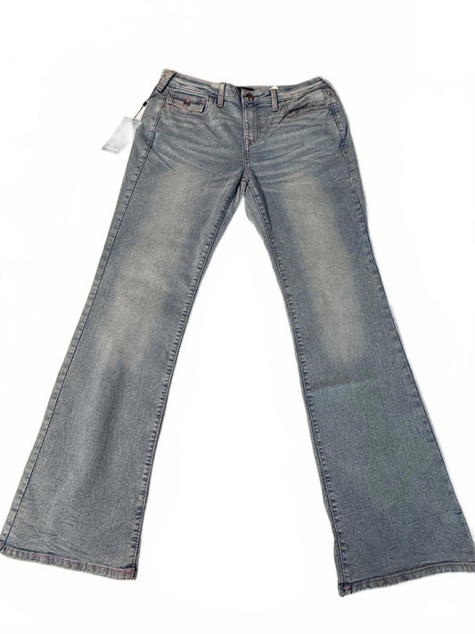 True Religion Becca Mid Rise Bootcut Jeans Flap Pocket Y2K Denim Blue 31