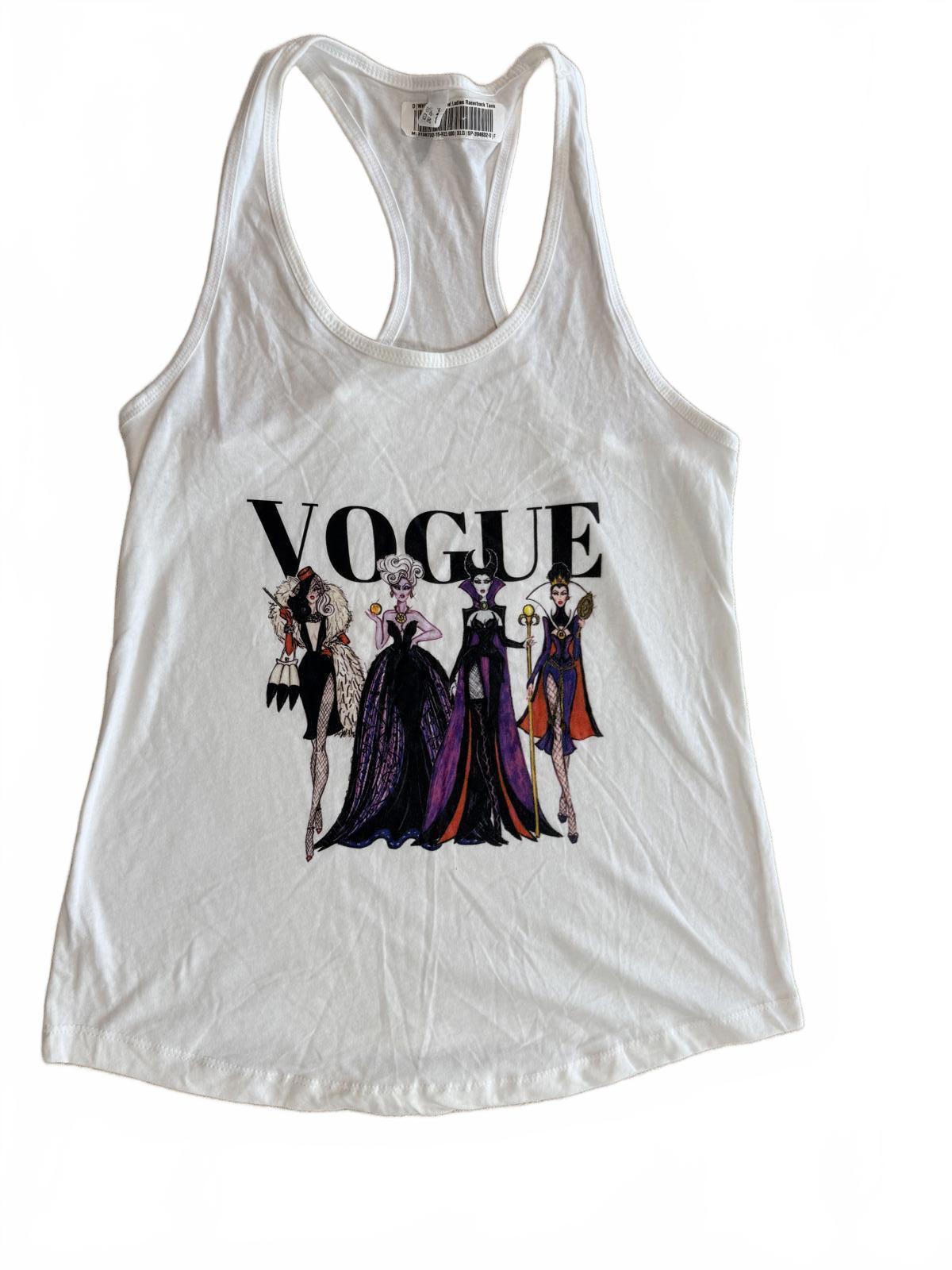 Next Level Ladies White Racerback Tank Top XL