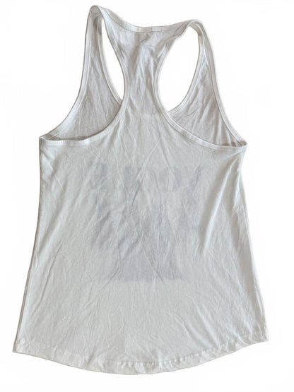Next Level Ladies White Racerback Tank Top XL