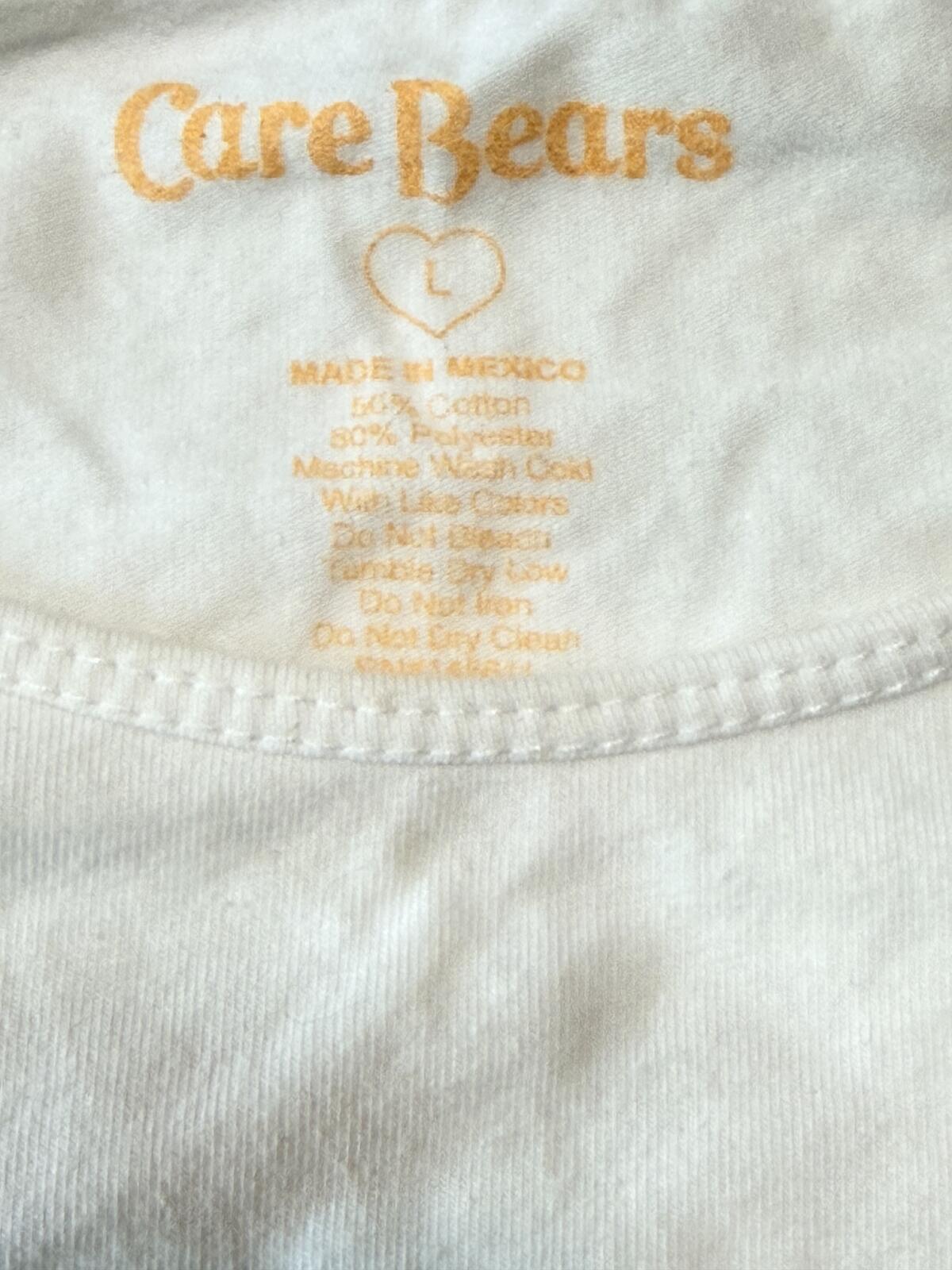 Carebears 90's vintage crop top size large