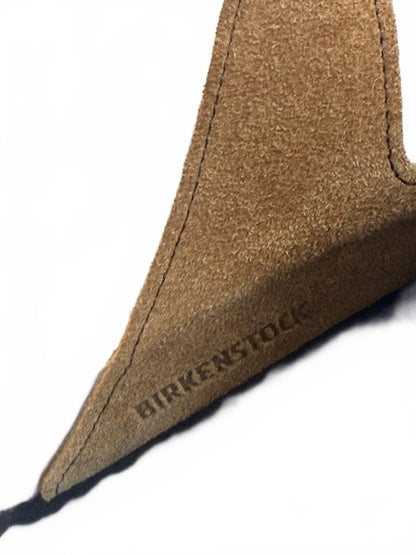 Birkenstock Arizona Shearling Suede Sandals Mink Brown Tan Fur Slides EU 36
