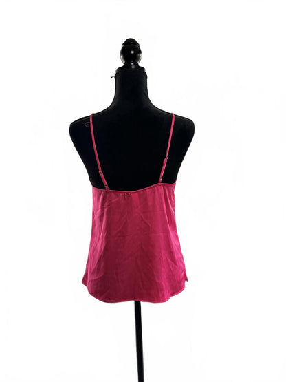 Marika Above The Stars Pink Tank Top Built-In Shelf Bra Yoga Workout Small
