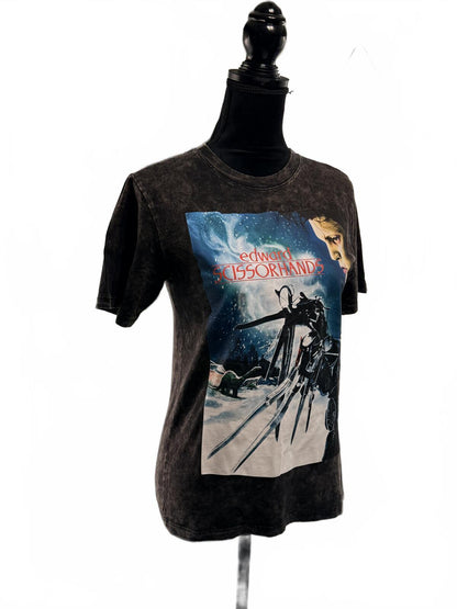 Edward Scissorhands Shirt Vintage Tim Burton MoviePromo Goth Whimsigoth Y2K Rare