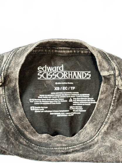 Edward Scissorhands Shirt Vintage Tim Burton MoviePromo Goth Whimsigoth Y2K Rare
