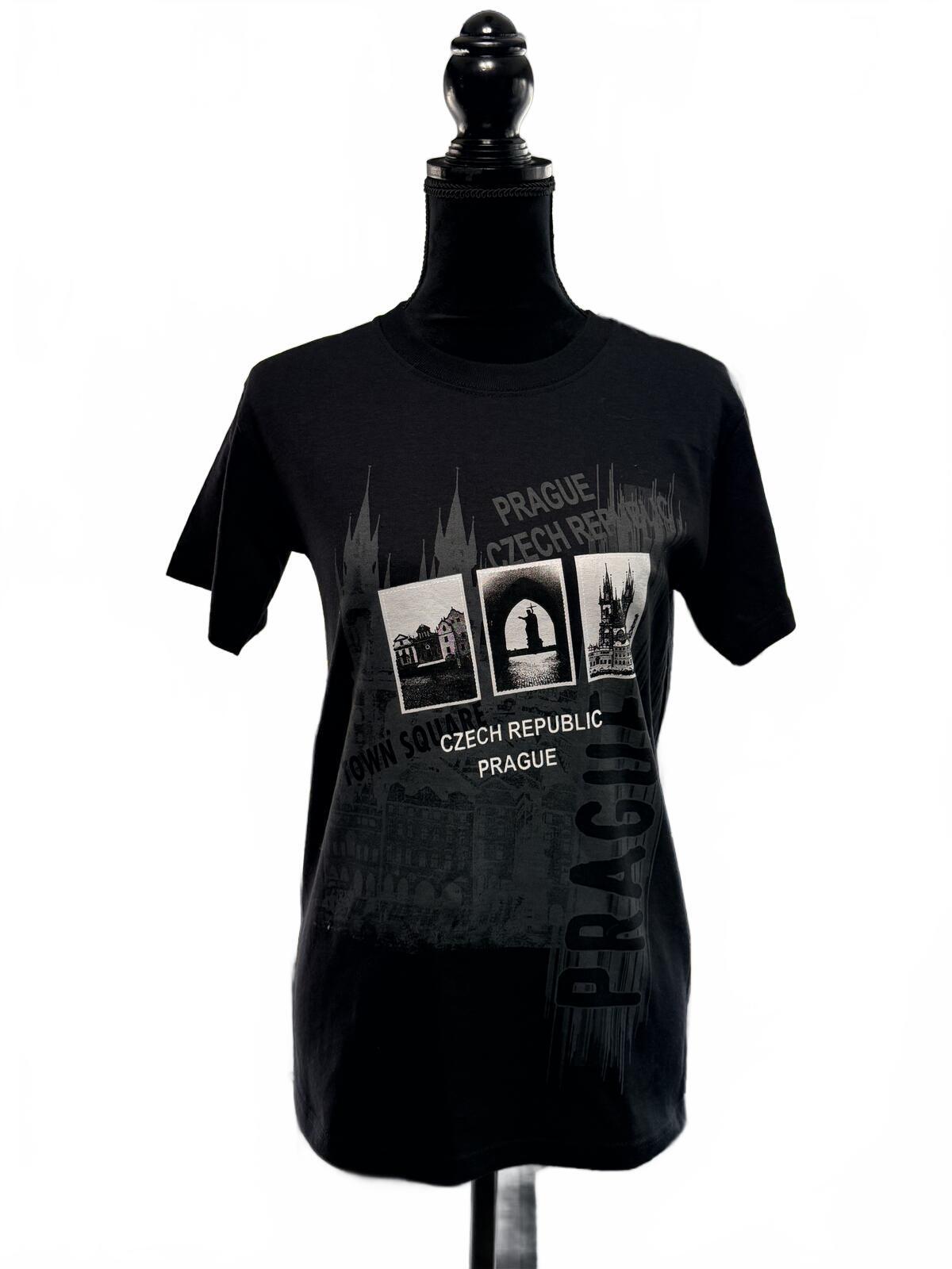 Mens Vintage fruit of the loom Czech republic Prague graph T shirt size small