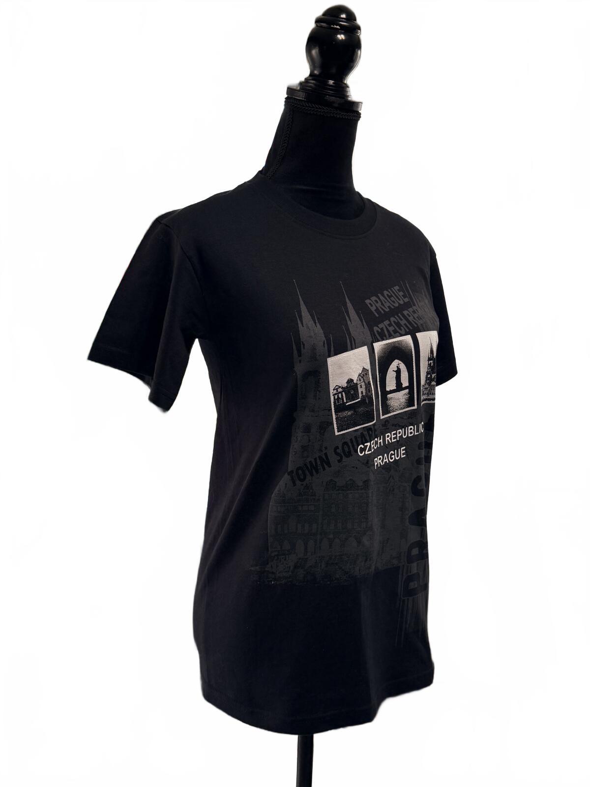 Mens Vintage fruit of the loom Czech republic Prague graph T shirt size small