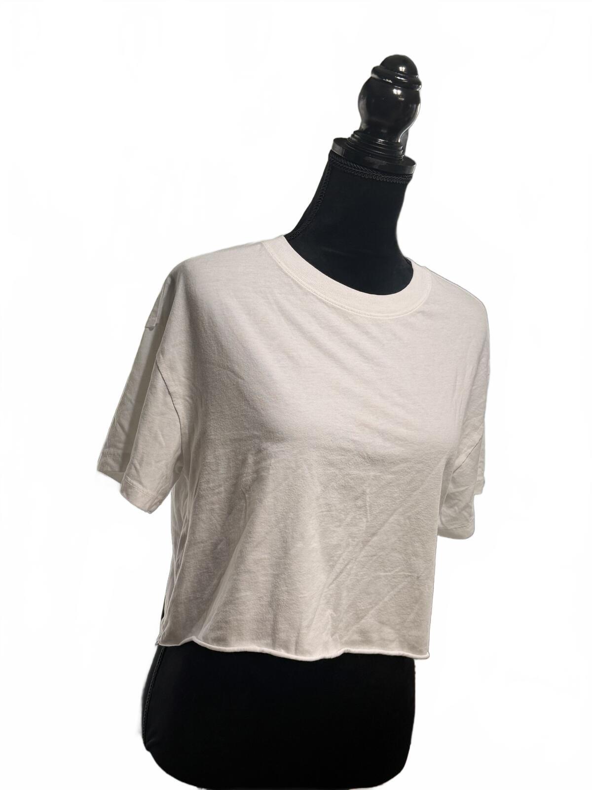 wild fiable T-Shirt Tan Beige Fog Streetwear Mens Small Oversized Tee