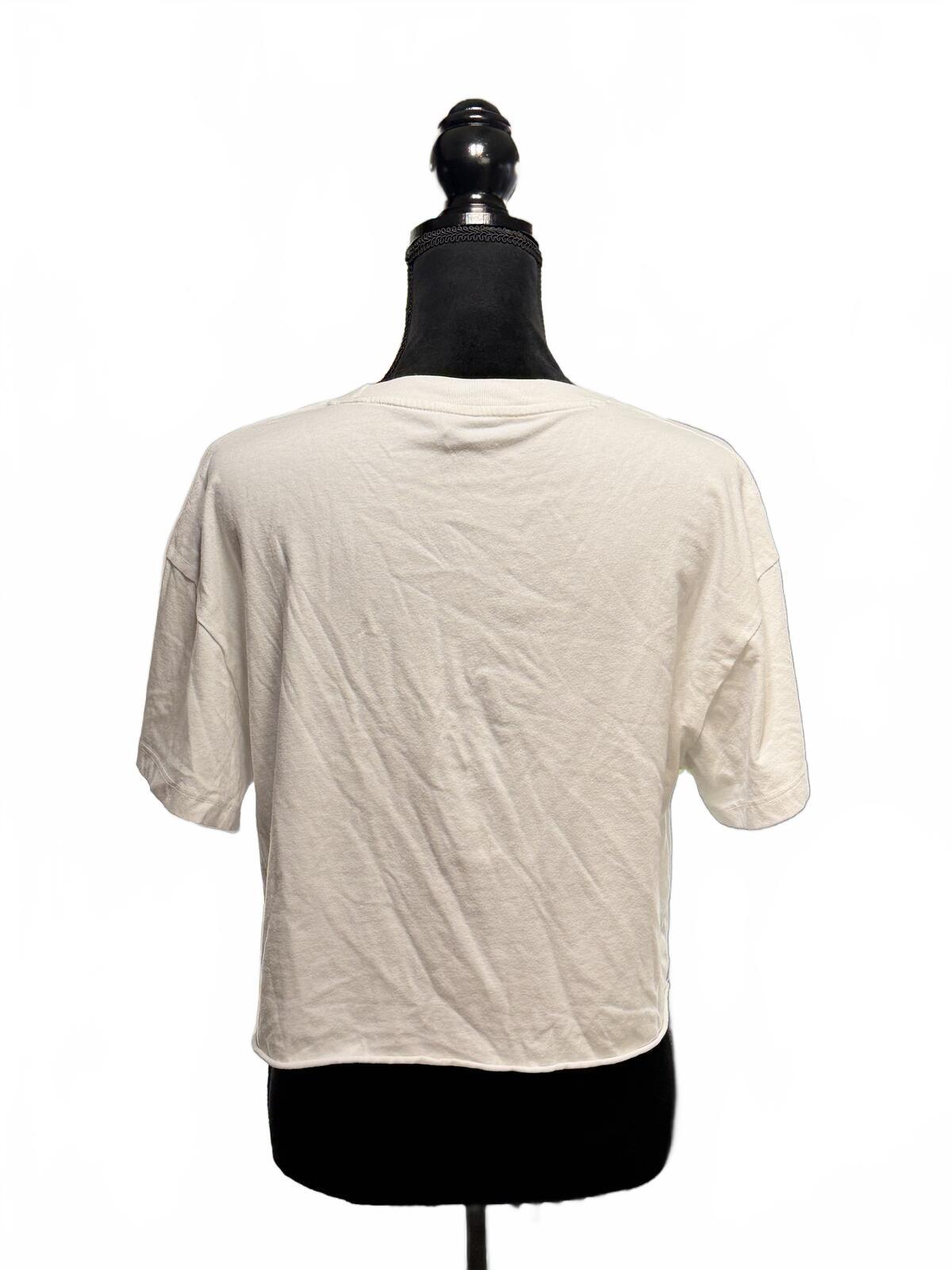 wild fiable T-Shirt Tan Beige Fog Streetwear Mens Small Oversized Tee