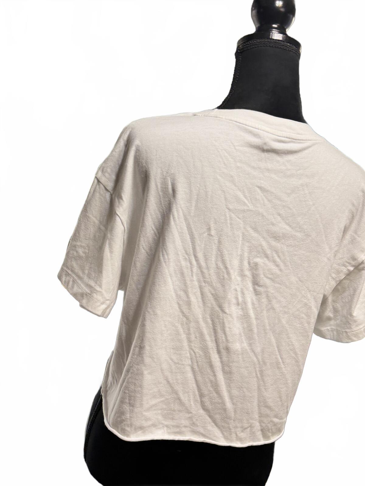 wild fiable T-Shirt Tan Beige Fog Streetwear Mens Small Oversized Tee