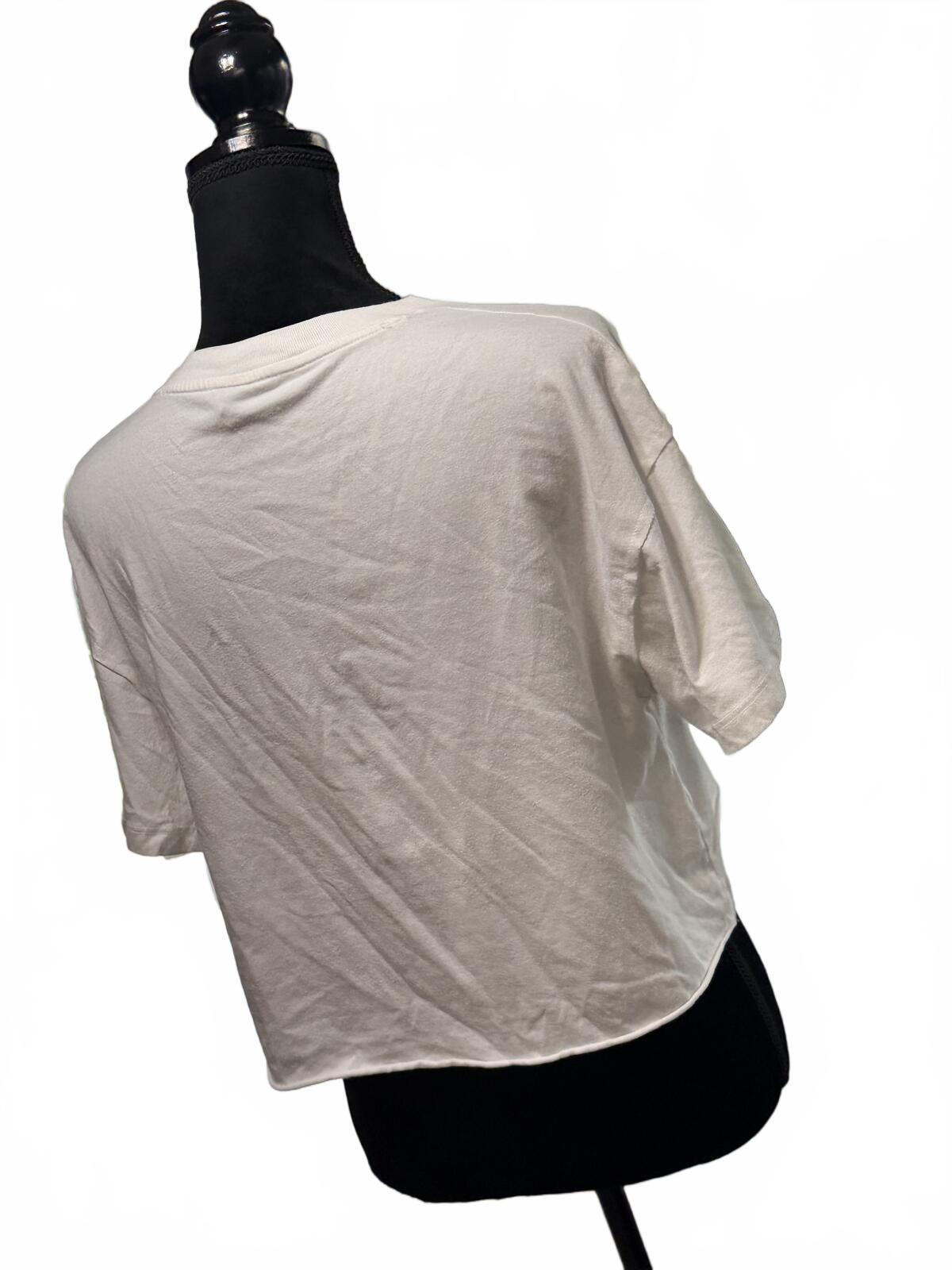 wild fiable T-Shirt Tan Beige Fog Streetwear Mens Small Oversized Tee