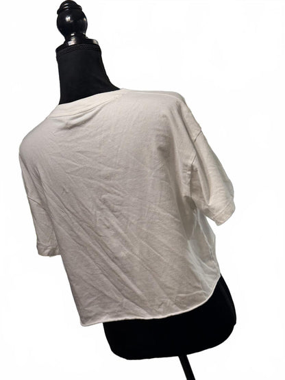 wild fiable T-Shirt Tan Beige Fog Streetwear Mens Small Oversized Tee