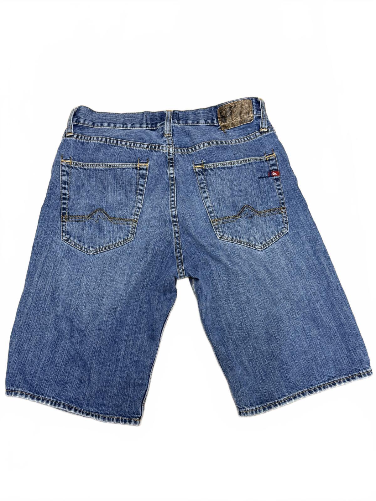Vintage Quiksilver QuikJean 32 Skater Denim Y2K Baggy Wide Leg Surf 90s Jeans