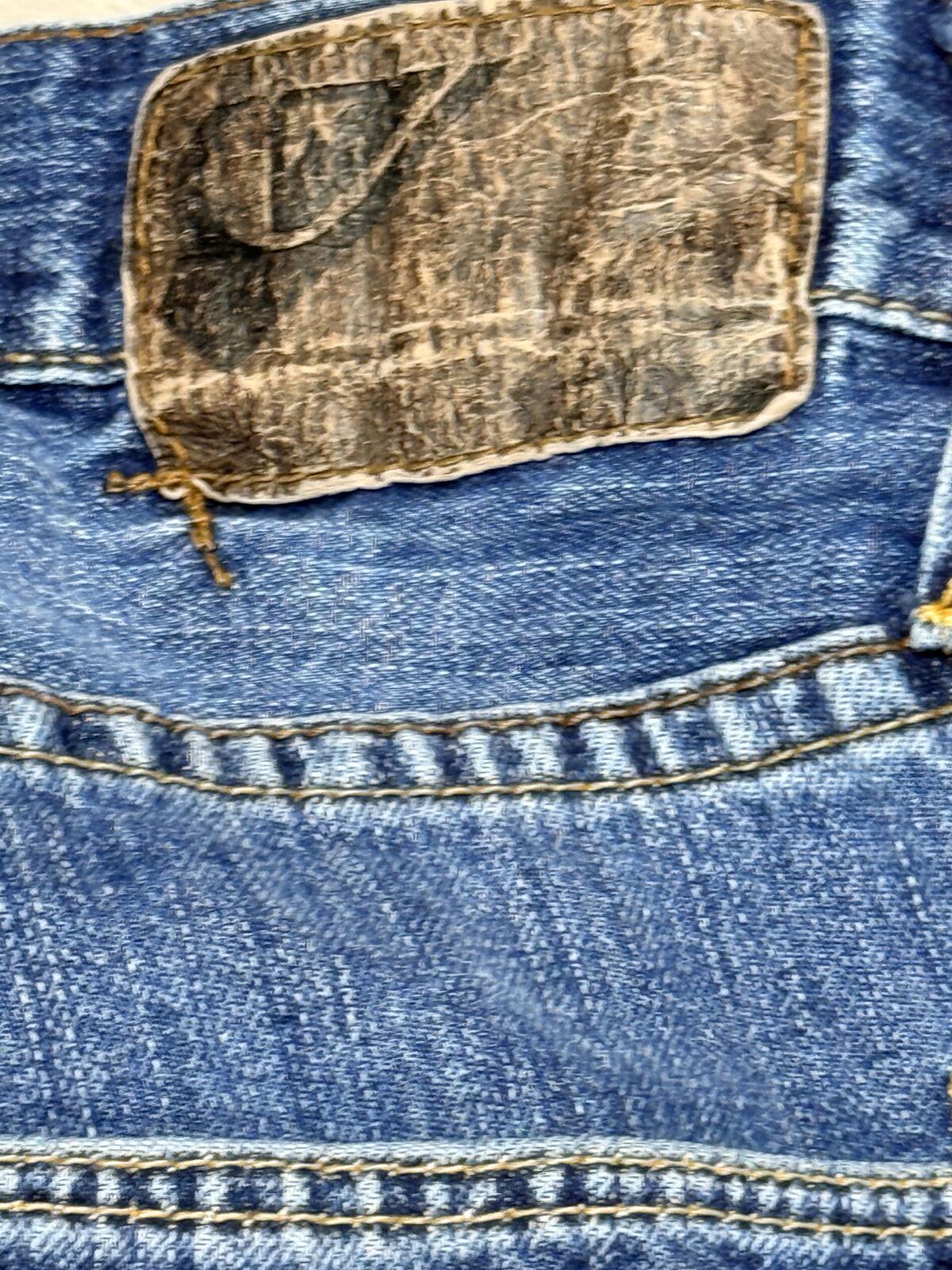 Vintage Quiksilver QuikJean 32 Skater Denim Y2K Baggy Wide Leg Surf 90s Jeans